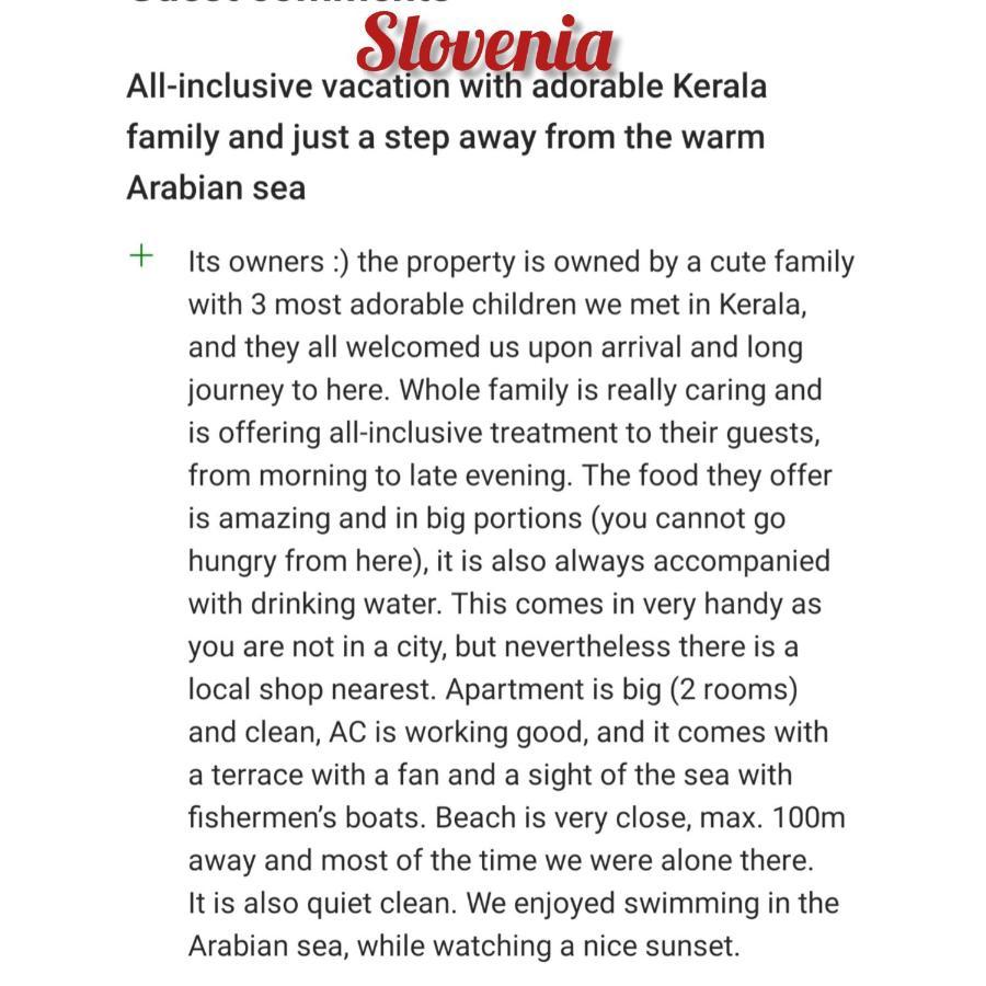 Marari Sibiya Beach Villa Mararikulam Eksteriør bilde